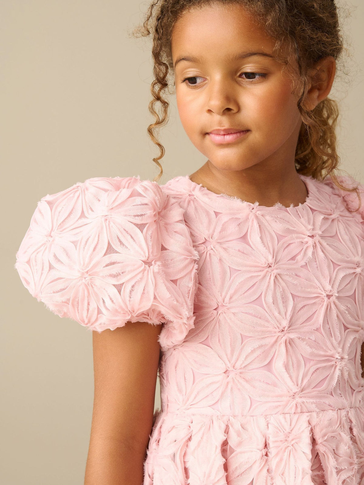 Dsiney Kidz - Angel & Rocket Pink Layla Flower Dress image 3