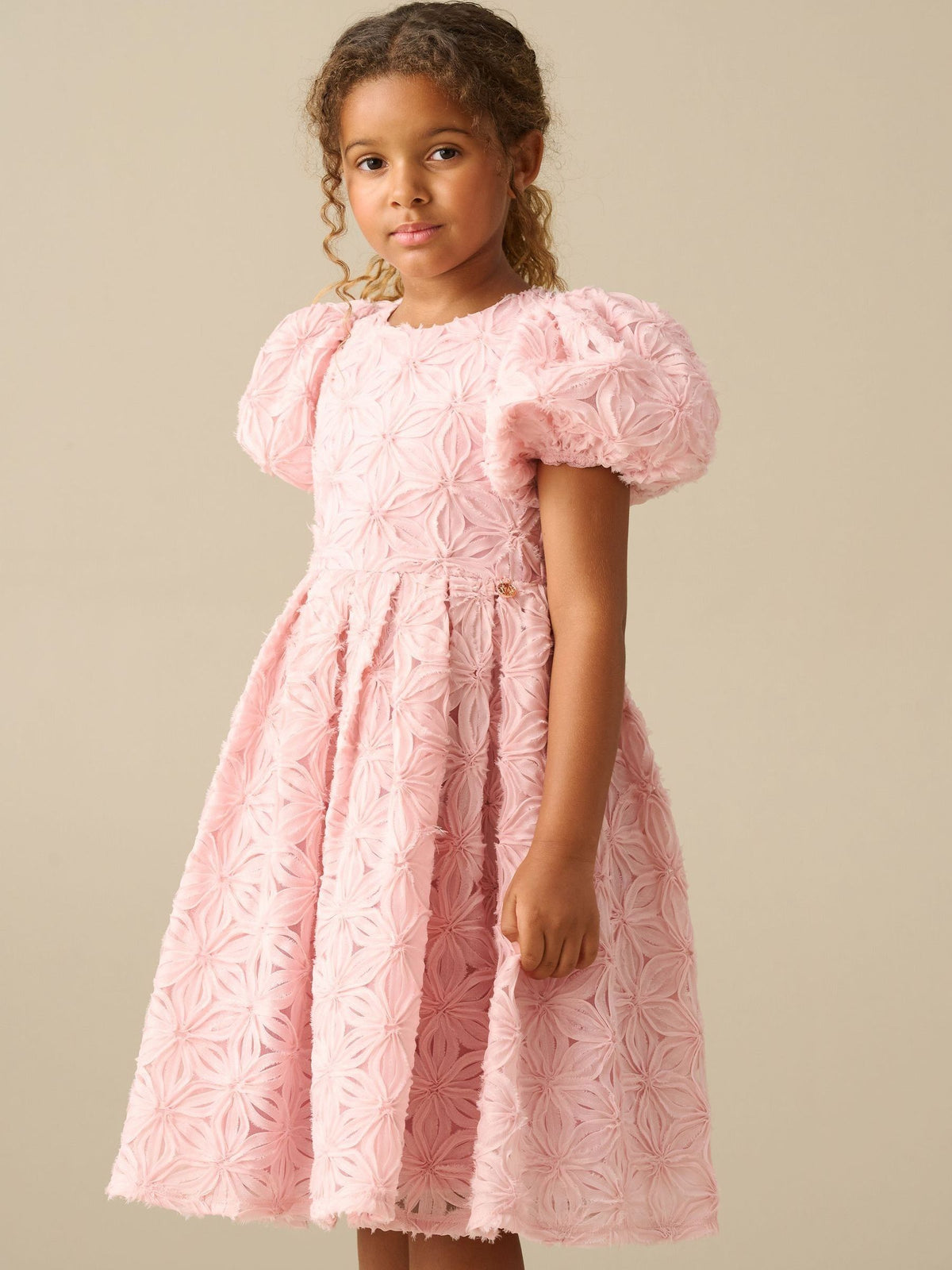 Dsiney Kidz - Angel & Rocket Pink Layla Flower Dress image 4