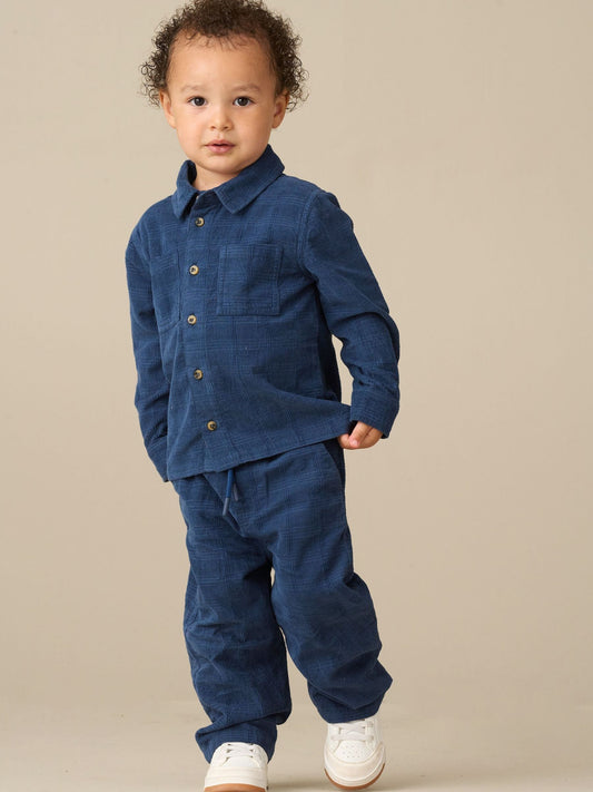Angel & Rocket Blue Maxson Cord Shirt - image 1