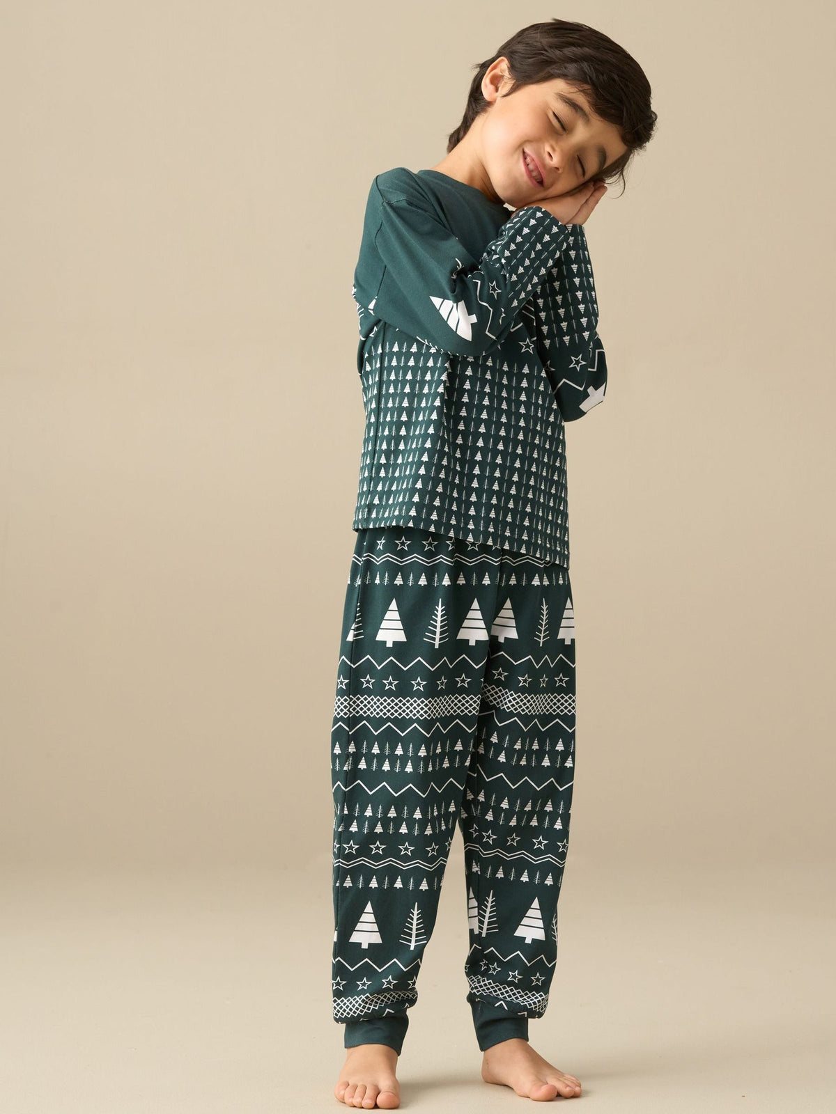 Angel & Rocket Green Fraser Fairisle Pyjamas - image 1