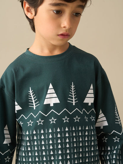 Angel & Rocket Green Fraser Fairisle Pyjamas - image 4