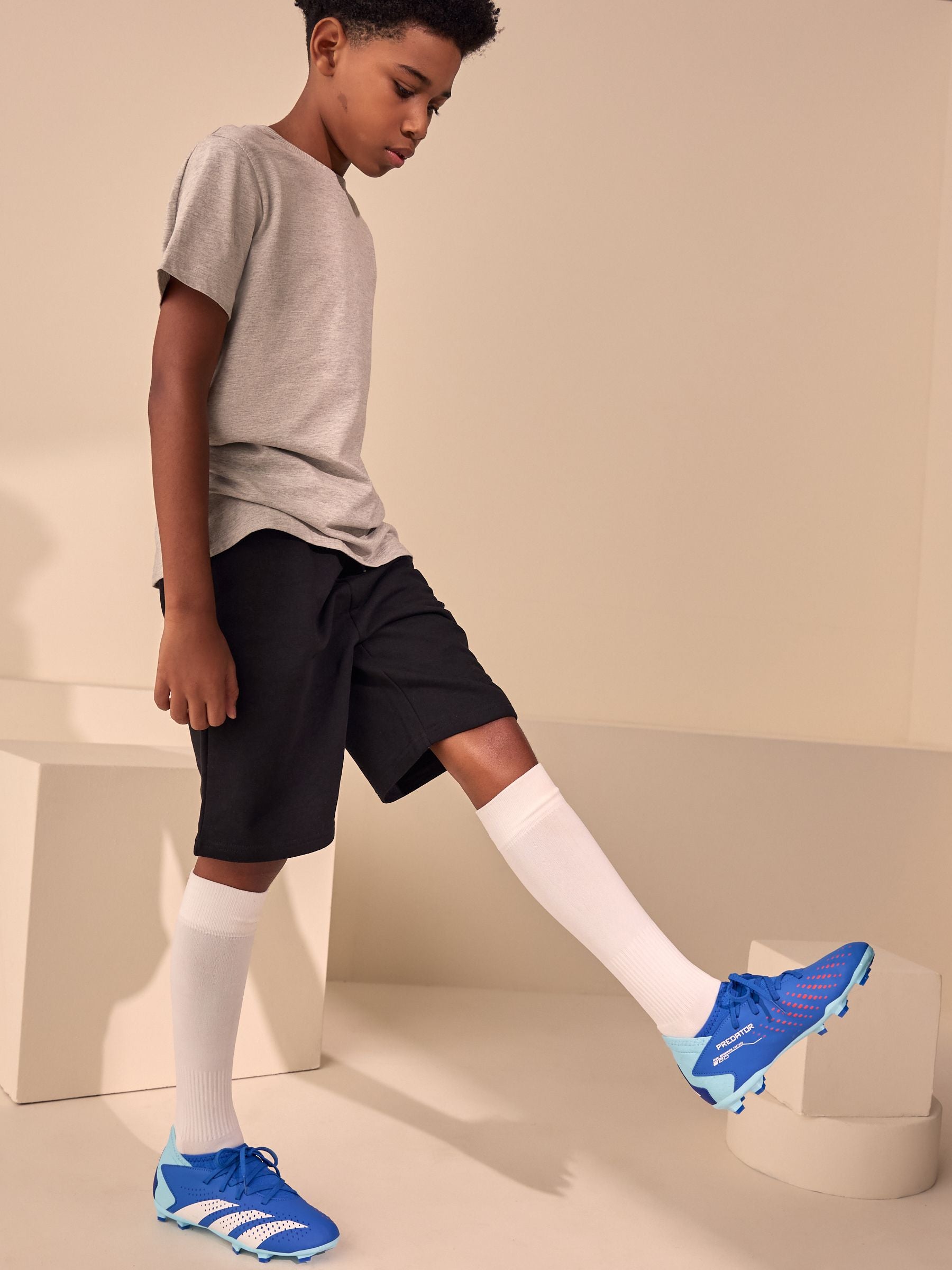 White Football Socks image 4