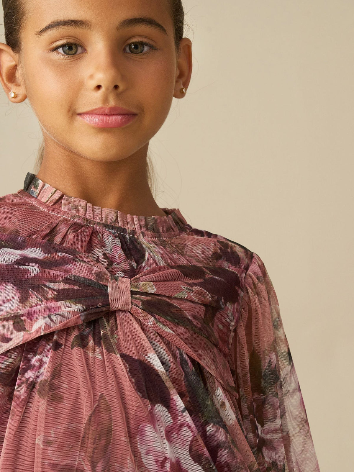 Angel & Rocket Pink Leia Floral Mesh Dress - image 3