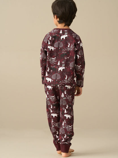 Angel & Rocket Red Andreas Scandi Print Pyjamas - image 2