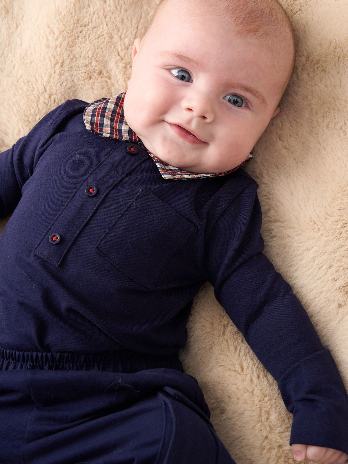 Angel & Rocket Blue Archie Smart Bodysuit And Joggers Set - image 1
