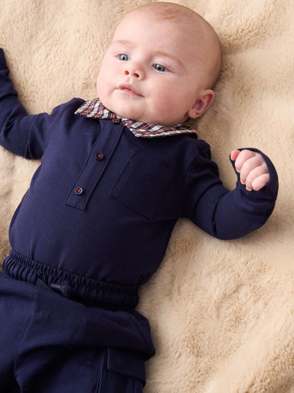 Angel & Rocket Blue Archie Smart Bodysuit And Joggers Set - image 2