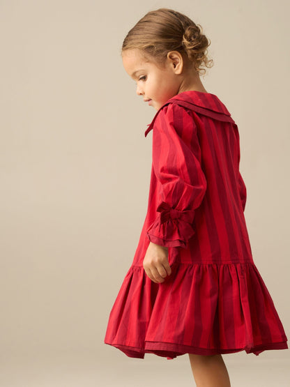 Dsiney Kidz - Angel & Rocket Pink Frankie Stripe Double Collar Dress image 2