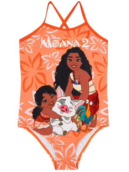 Character Orange Disney Moana 2 Swimsuit image 1