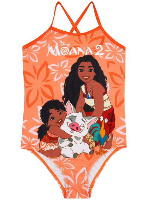 Dsiney Kidz - Character Orange Disney Moana 2 Swimsuit image 1