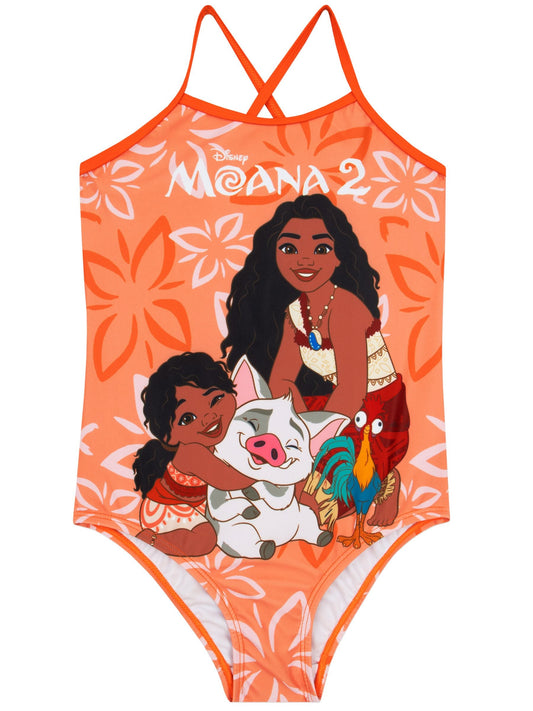 Character Orange Disney Moana 2 Swimsuit image 1