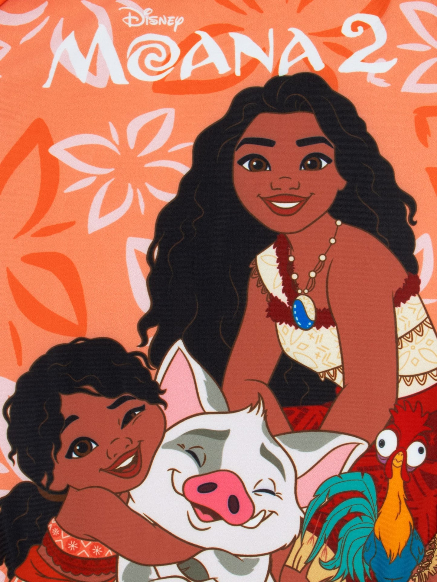 Character Orange Disney Moana 2 Swimsuit image 5