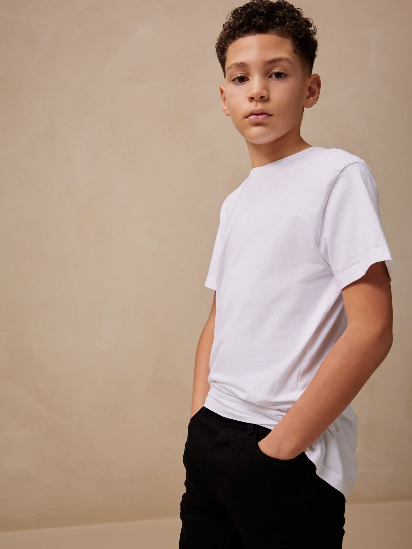 Dsiney Kidz - White Regular Fit Short Sleeve T-Shirt (3-16yrs) image 1