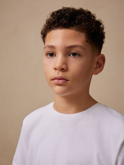 Dsiney Kidz - White Regular Fit Short Sleeve T-Shirt (3-16yrs) image 4