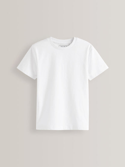 Dsiney Kidz - White Regular Fit Short Sleeve T-Shirt (3-16yrs) image 5