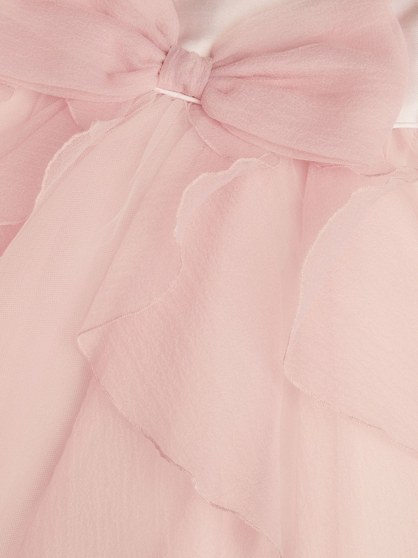 Dsiney Kidz - Monsoon Pink Raphela Puff Sleeve Bow Party Dress image 4