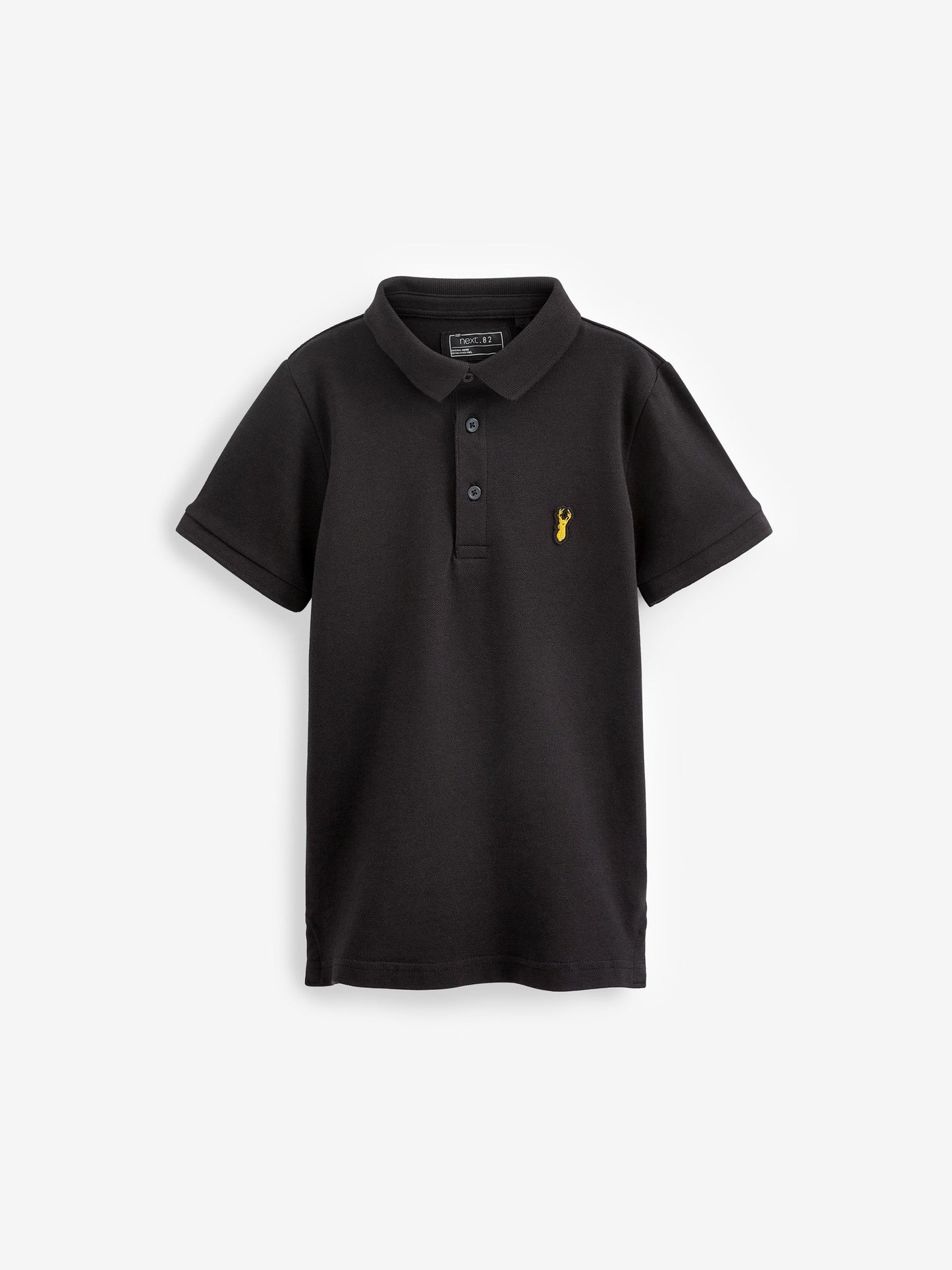 Dsiney Kidz - Stag Black Short Sleeve Polo Shirt (3-16yrs) image 1