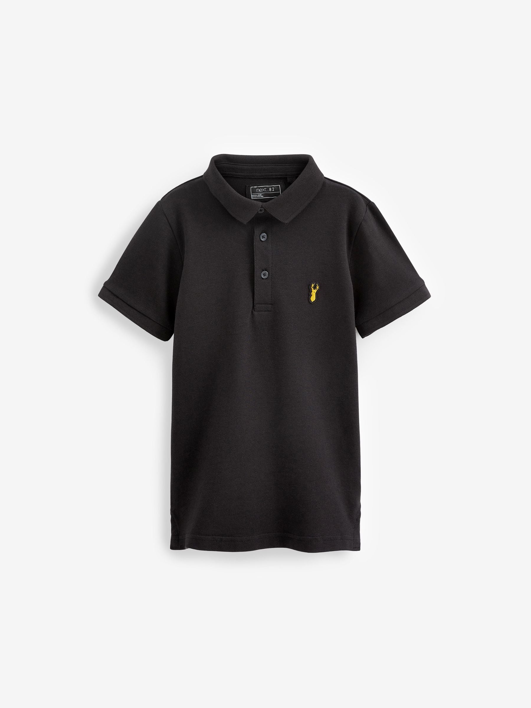 Dsiney Kidz - Stag Black Short Sleeve Polo Shirt (3-16yrs) image 1