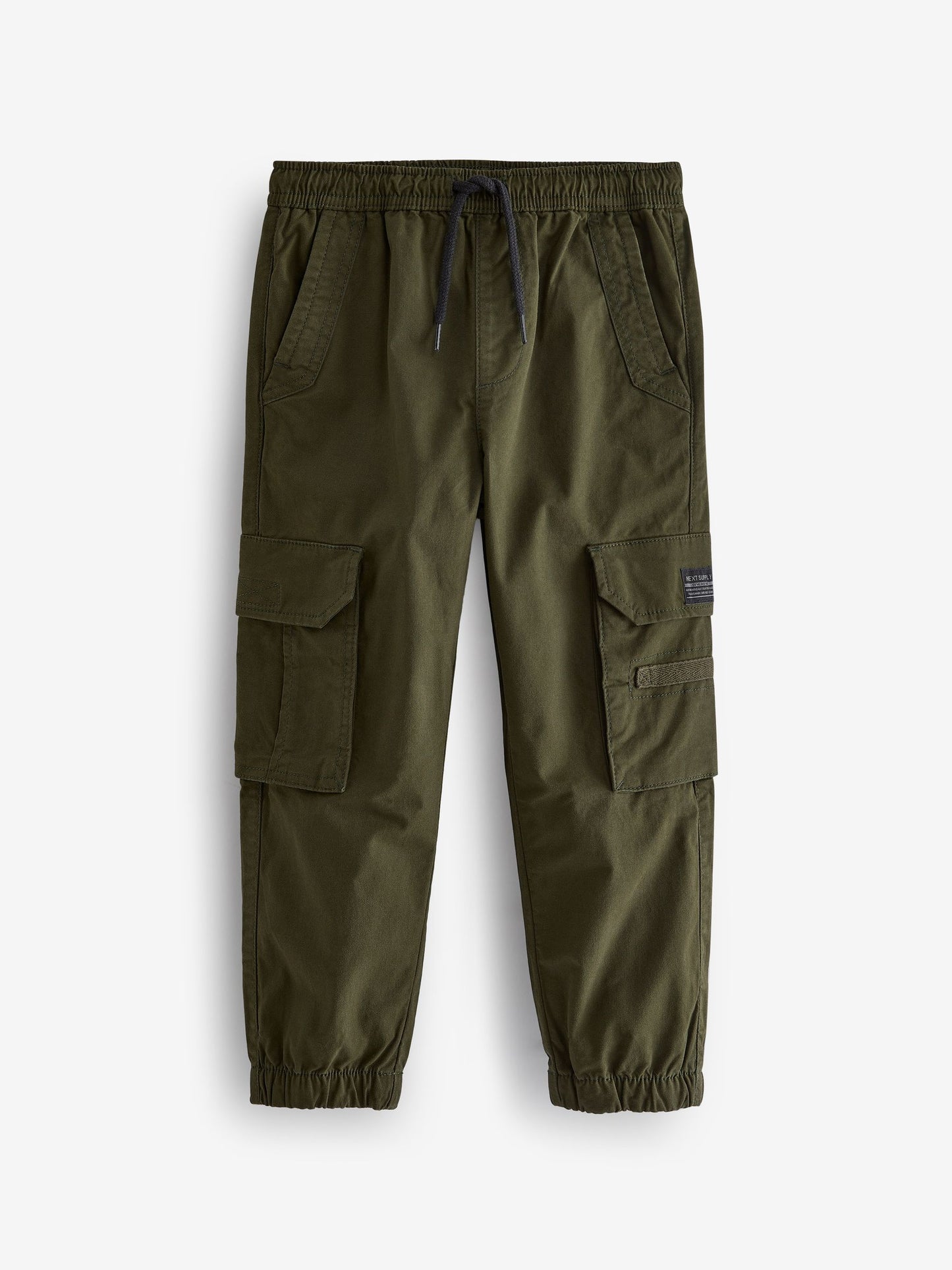 Dsiney Kidz - Khaki Green Loose Fit Cargo Trousers (3-16yrs) image 5