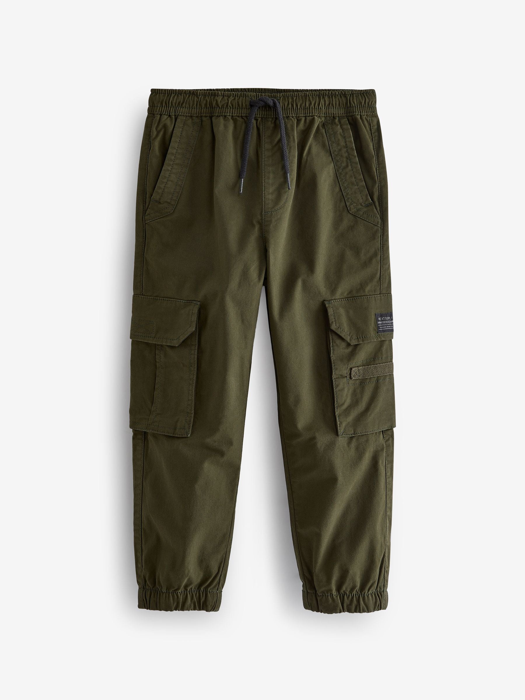 Dsiney Kidz - Khaki Green Loose Fit Cargo Trousers (3-16yrs) image 5