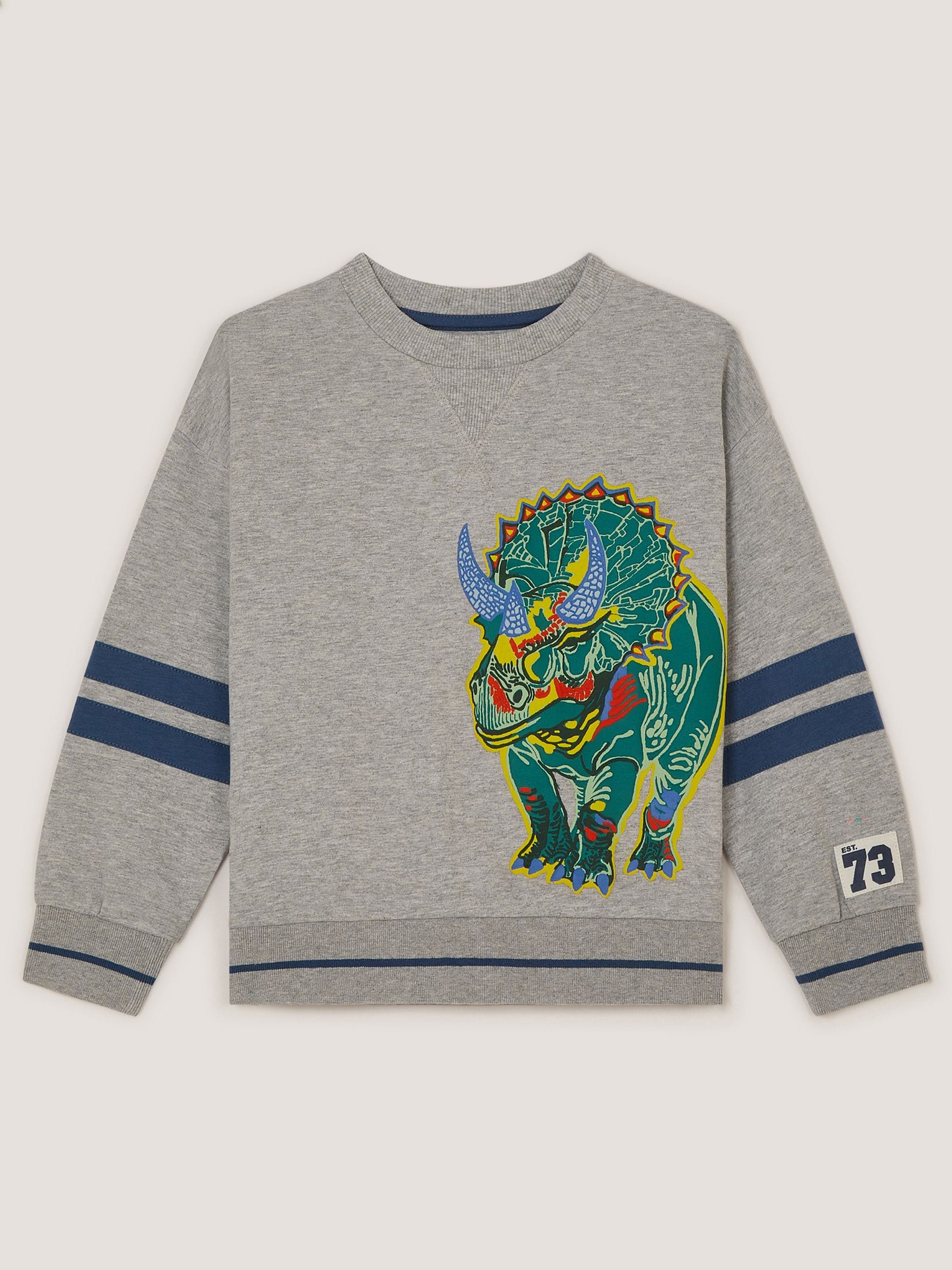 Dsiney Kidz - Monsoon Grey Triceratops Graphic Sweatshirt image 2