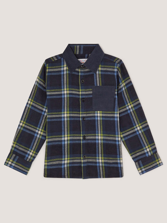 Dsiney Kidz - Monsoon Blue Check Print Shirt image 2