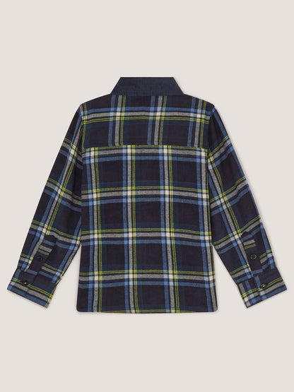 Dsiney Kidz - Monsoon Blue Check Print Shirt image 3