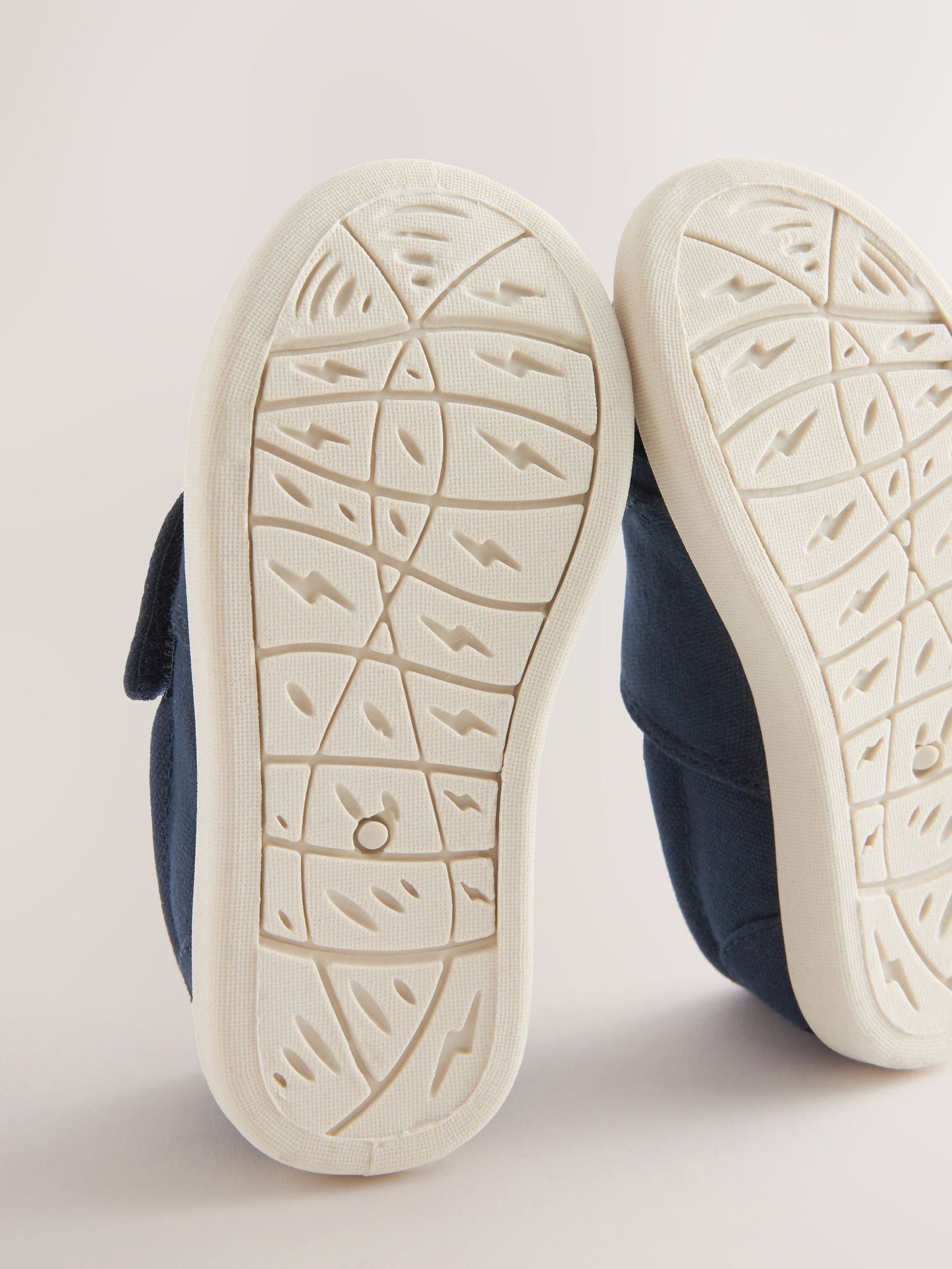 Navy Blue Touch Fastening Espadrille Shoes image 4