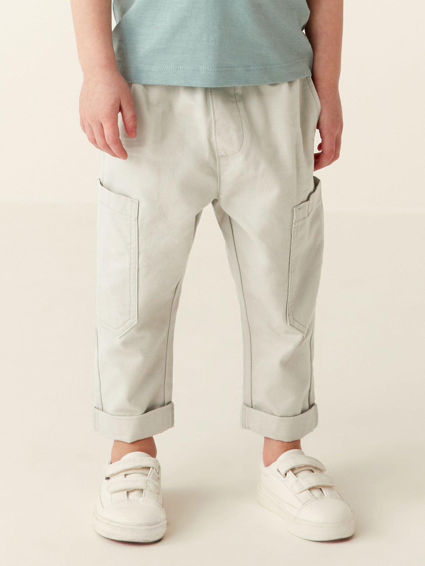 Dsiney Kidz - Neutral Side Pocket Pull-On Trousers (3mths-7yrs) image 1
