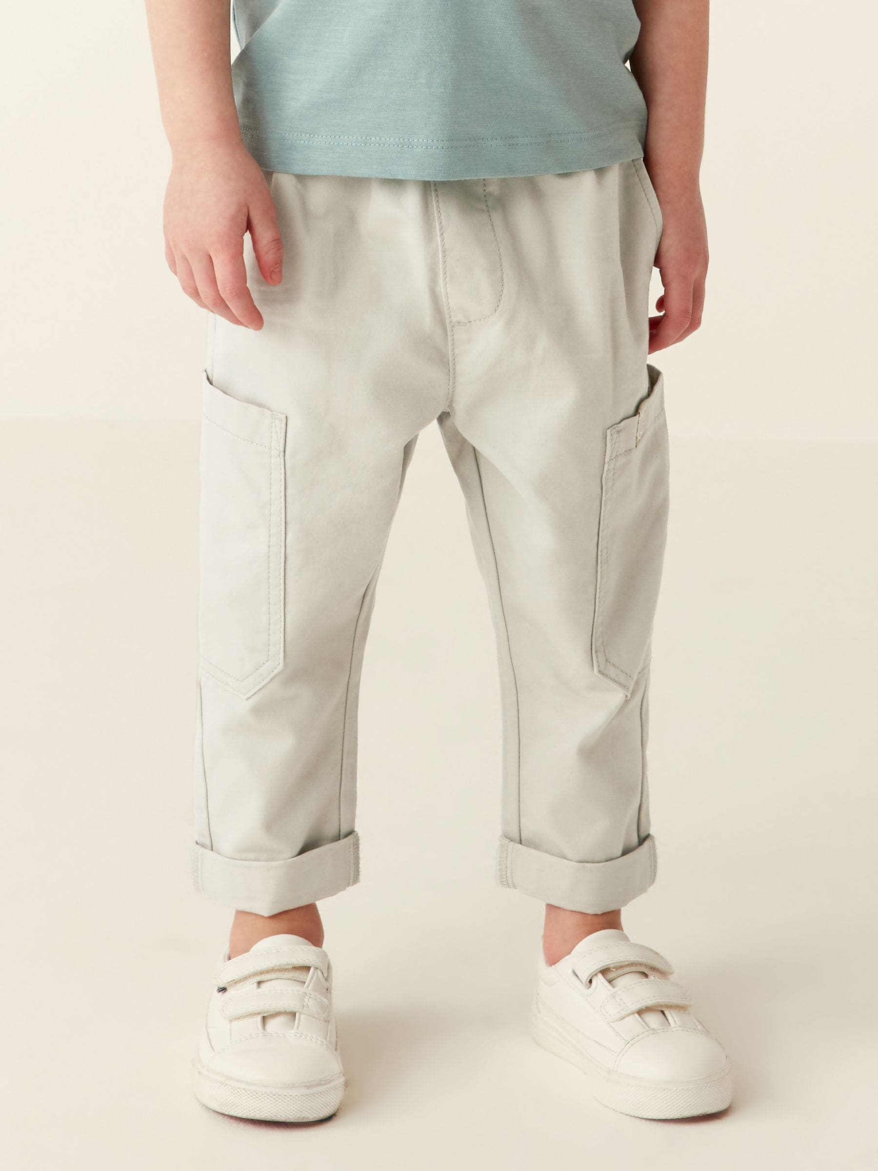 Dsiney Kidz - Neutral Side Pocket Pull-On Trousers (3mths-7yrs) image 1