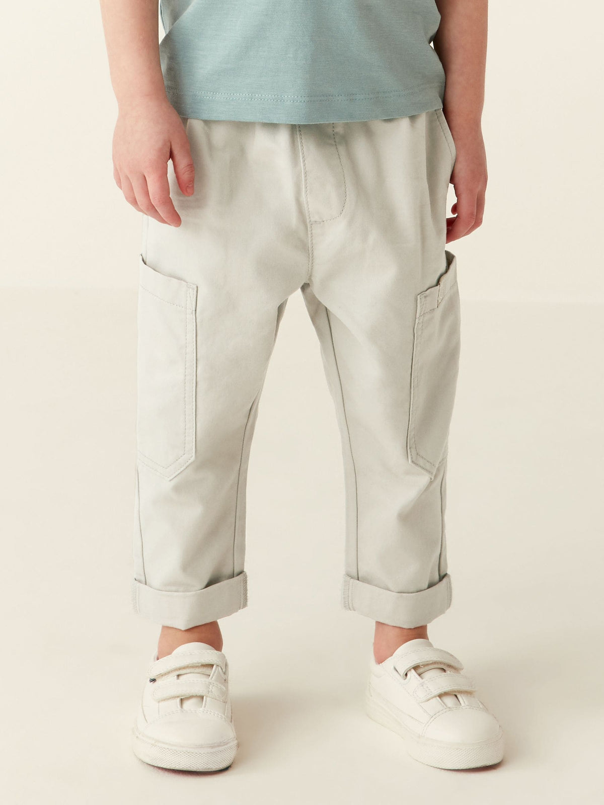 Dsiney Kidz - Neutral Side Pocket Pull-On Trousers (3mths-7yrs) image 1