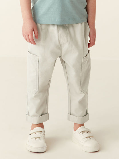 Dsiney Kidz - Neutral Side Pocket Pull-On Trousers (3mths-7yrs) image 1