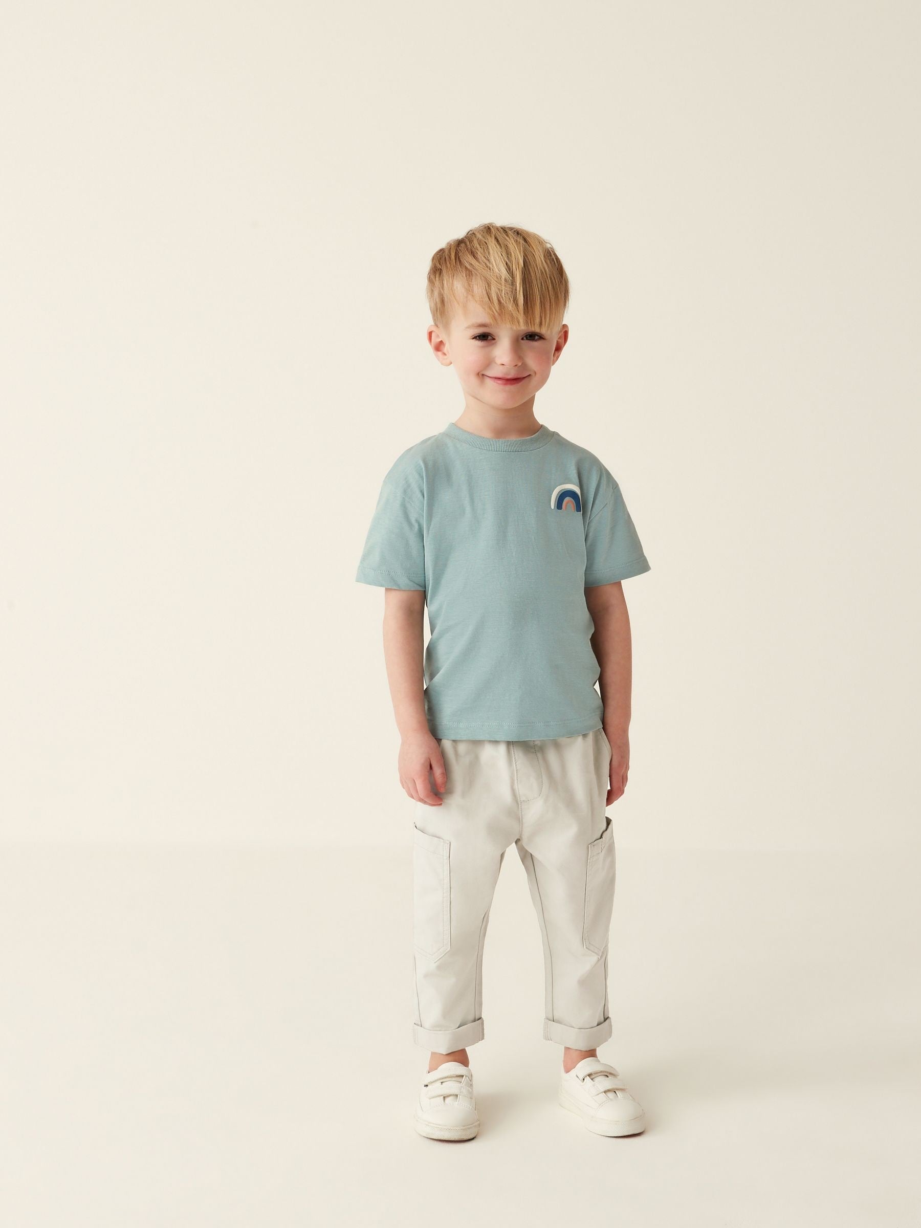 Dsiney Kidz - Neutral Side Pocket Pull-On Trousers (3mths-7yrs) image 2