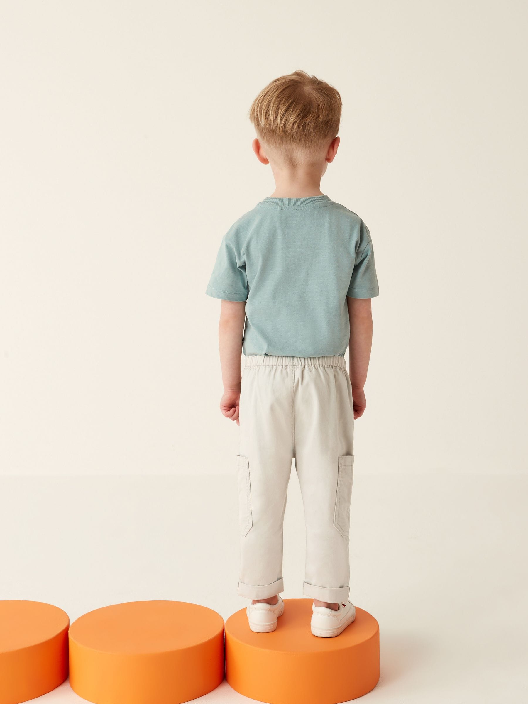 Dsiney Kidz - Neutral Side Pocket Pull-On Trousers (3mths-7yrs) image 3