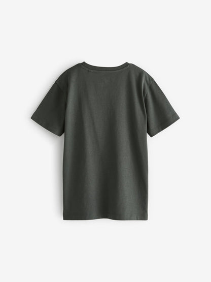 Dsiney Kidz - Grey Charcoal Regular Fit Short Sleeve T-Shirt (3-16yrs) image 2