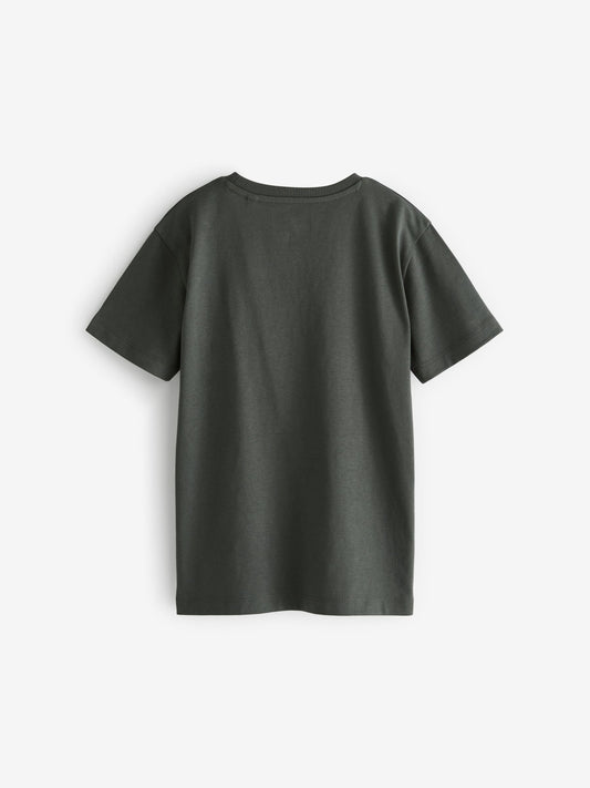 Dsiney Kidz - Grey Charcoal Regular Fit Short Sleeve T-Shirt (3-16yrs) image 2