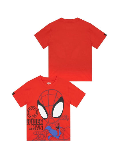Character Red Marvel Spidey And His Amazing Friends T-Shirts 2 Pack