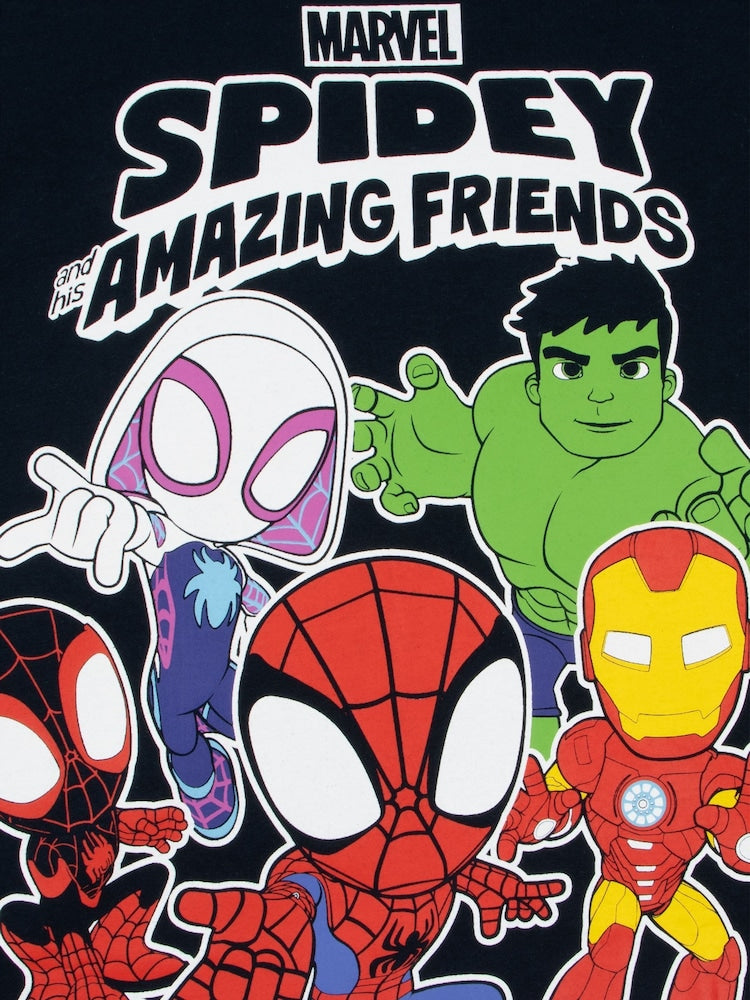 Character Red Marvel Spidey And His Amazing Friends T-Shirts 2 Pack