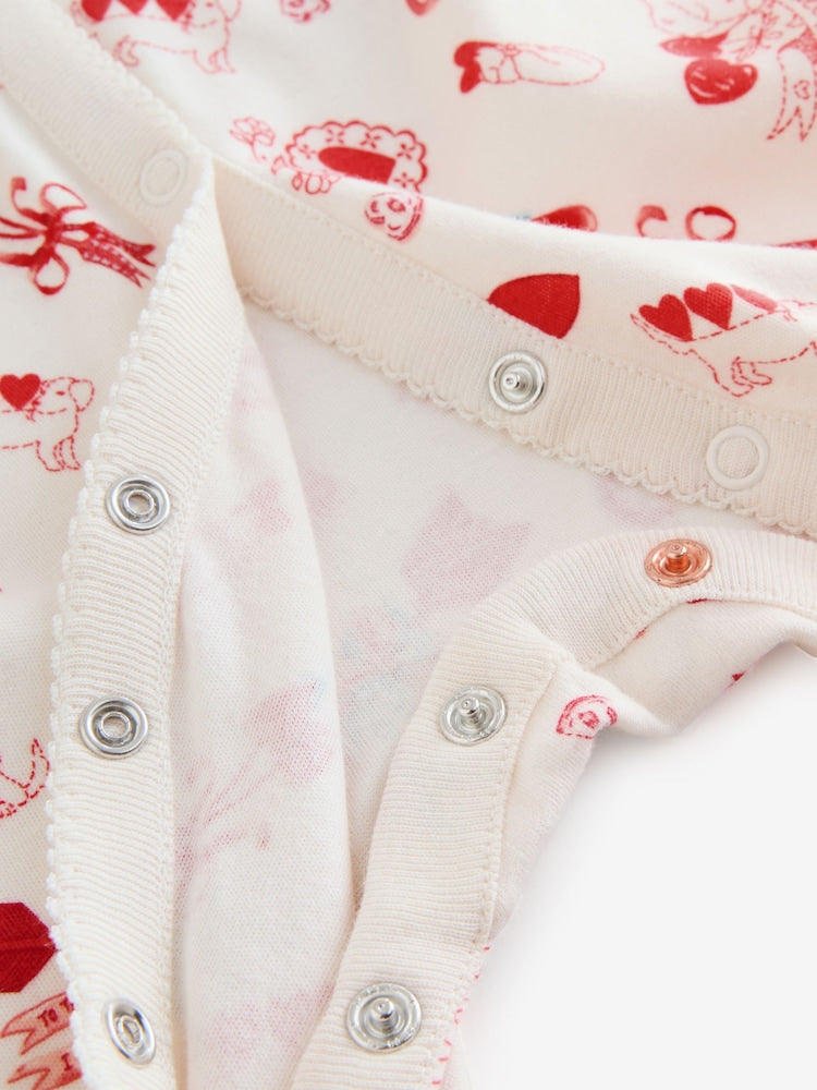 Cream Cath Kidston Baby Sleepsuit