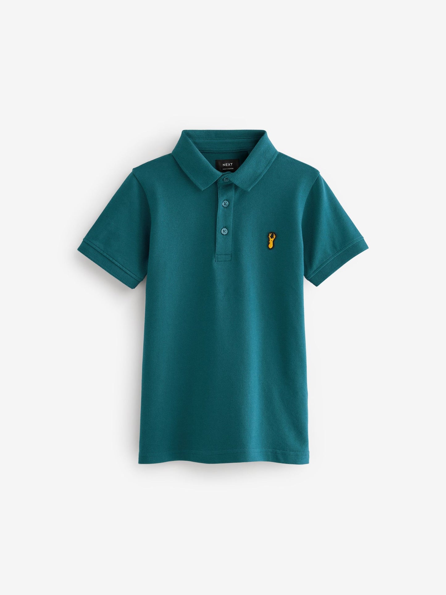 Dsiney Kidz - Stag Blue Teal Short Sleeve Polo Shirt (3-16yrs) image 1