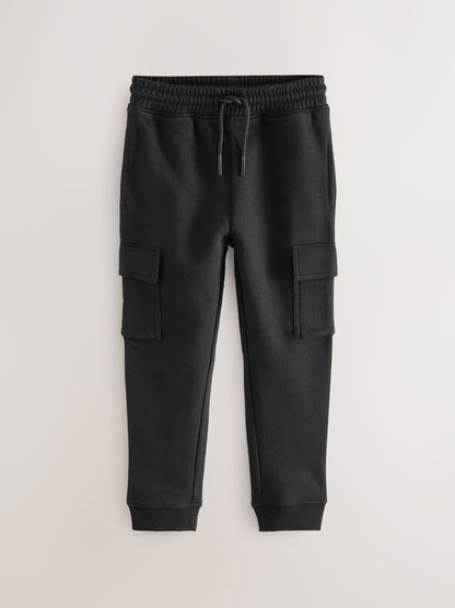Dsiney Kidz - Black/Green Slim Fit Cargo Joggers 2 Pack (3-16yrs) image 3