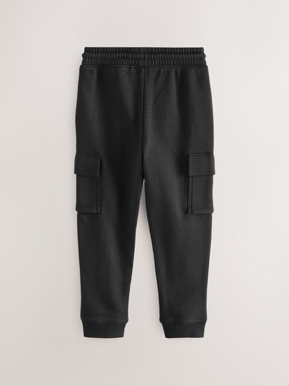 Dsiney Kidz - Black/Green Slim Fit Cargo Joggers 2 Pack (3-16yrs) image 4