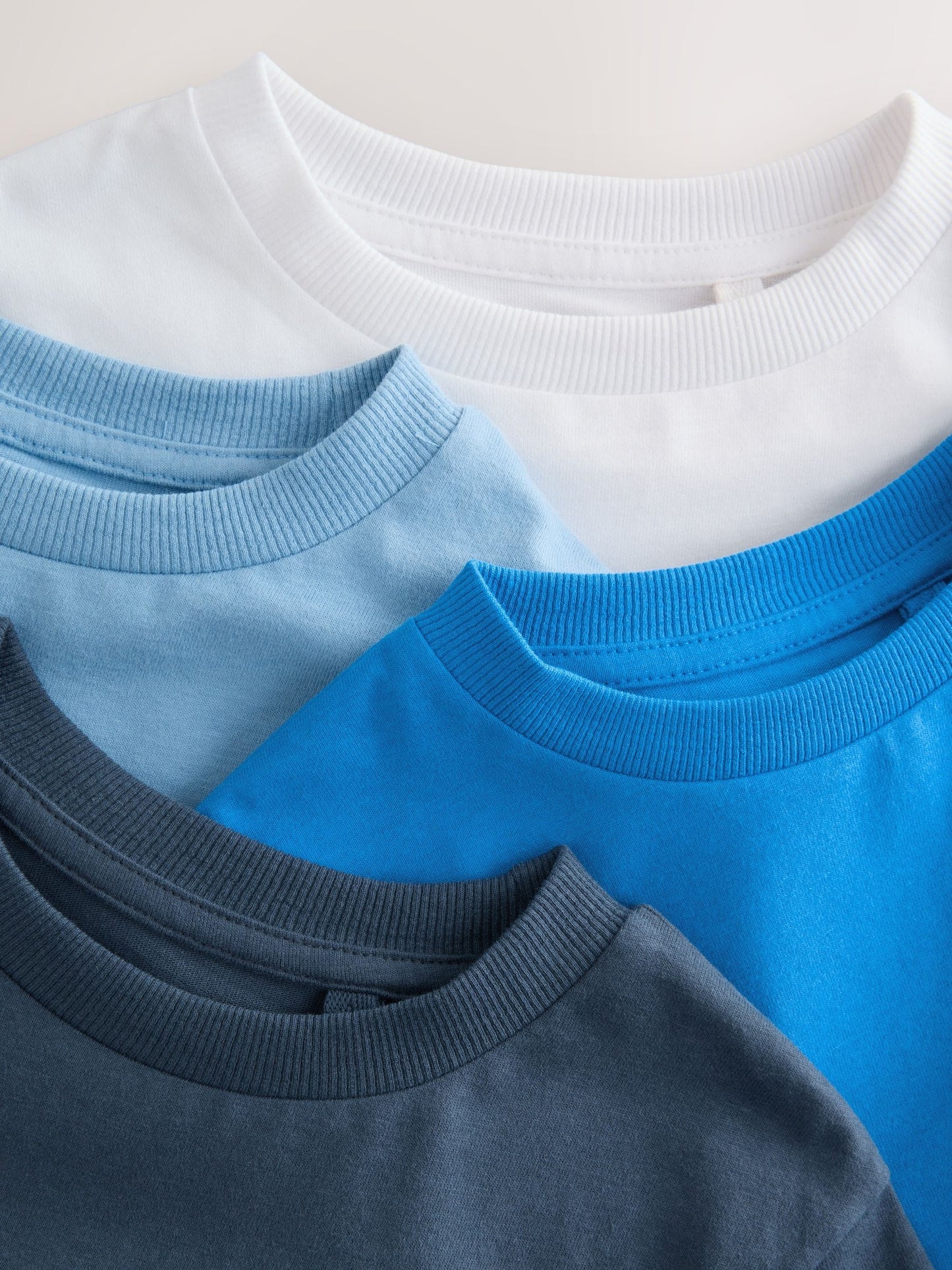 Dsiney Kidz - Blue Short Sleeve Stag Embroidered T-Shirts 4 Pack (3-16yrs) image 7