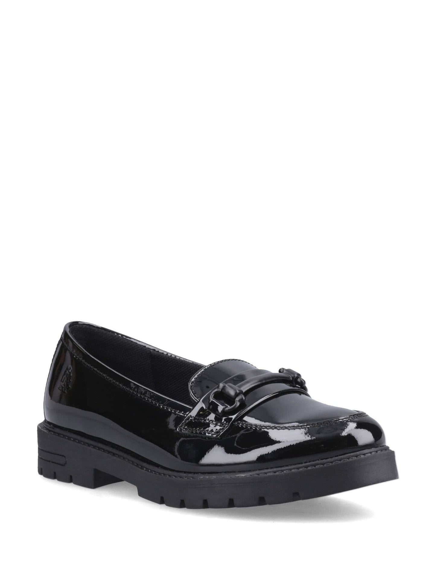 Hush Puppies Black Patent Hazel Snaffle Loafers image 1