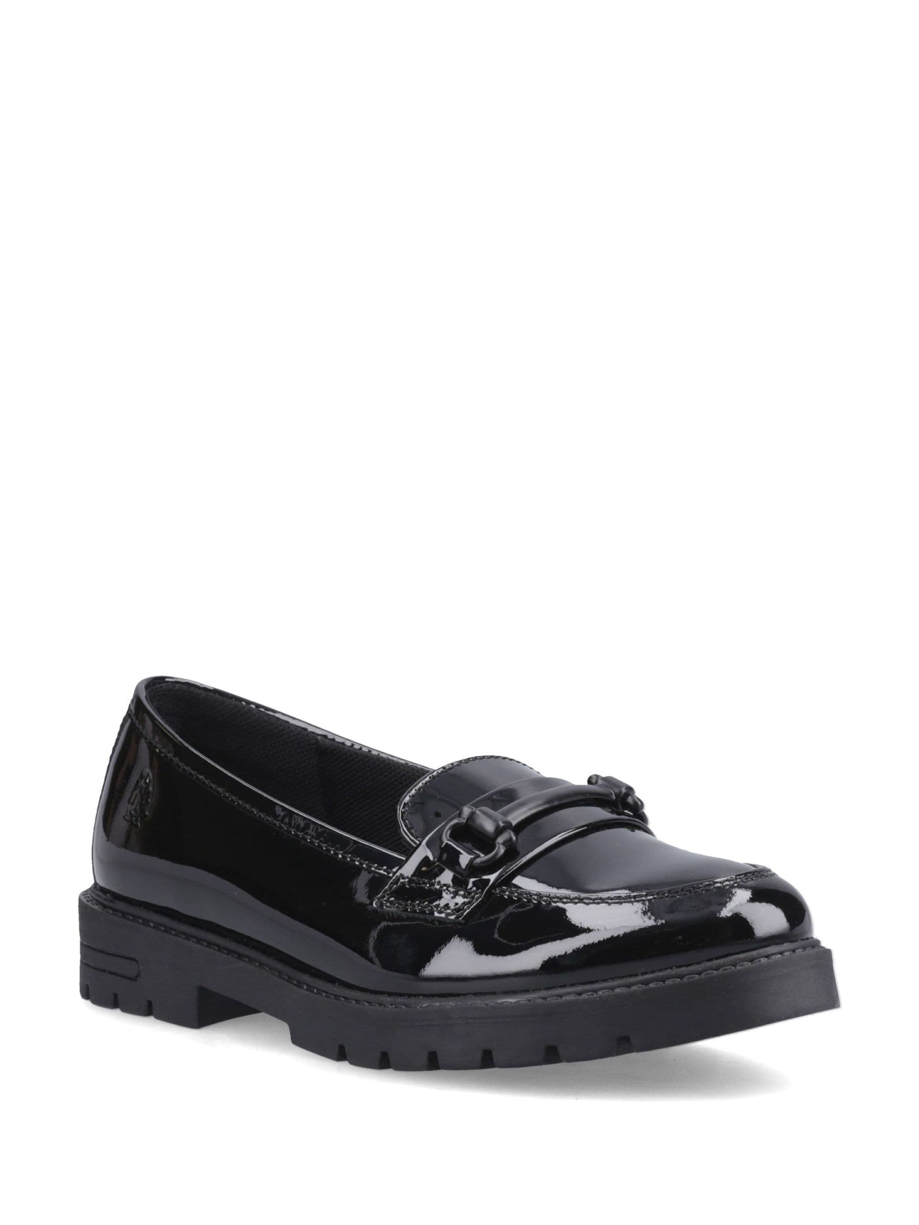 Hush Puppies Black Patent Hazel Snaffle Loafers image 1