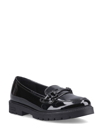Hush Puppies Black Patent Hazel Snaffle Loafers image 1