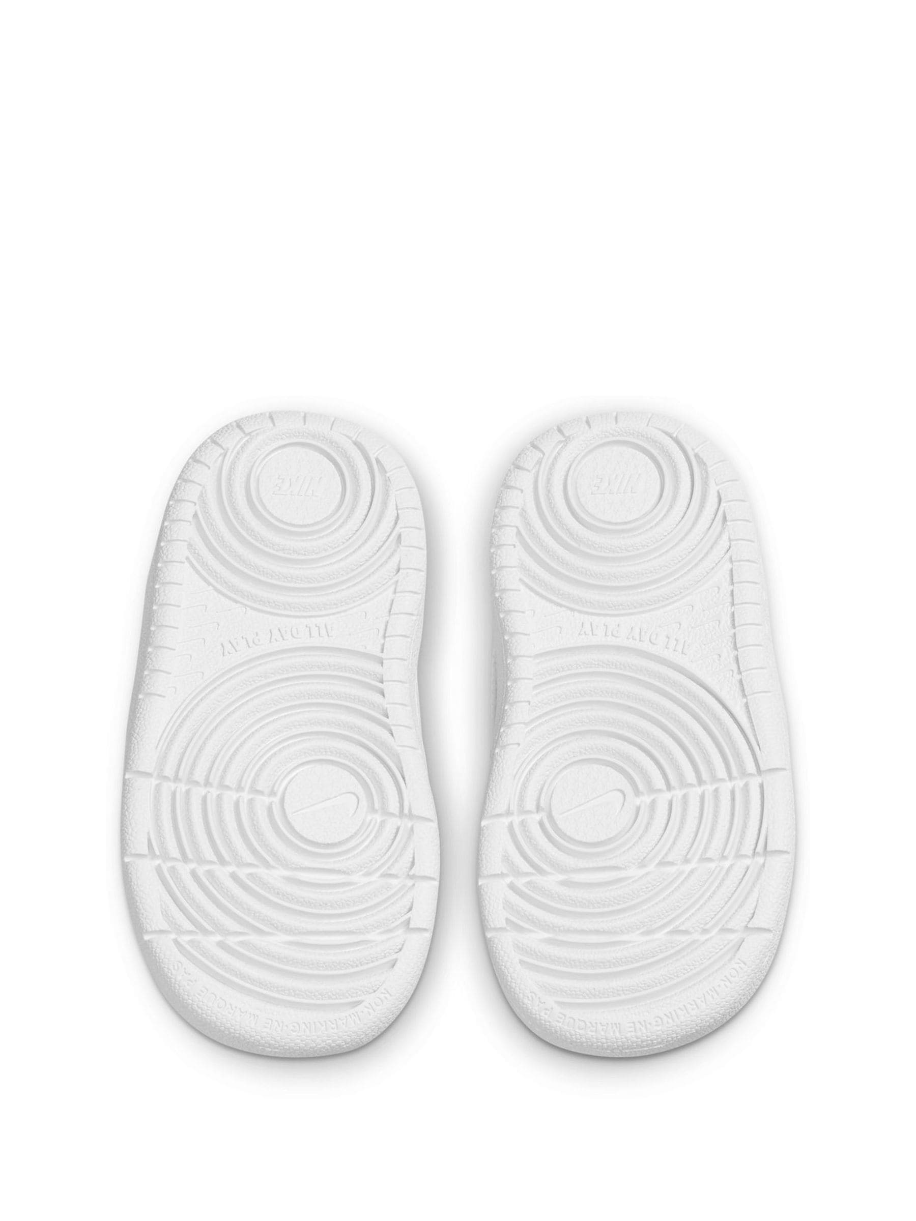 Nike White Toddler Court Borough Mid Trainers image 6