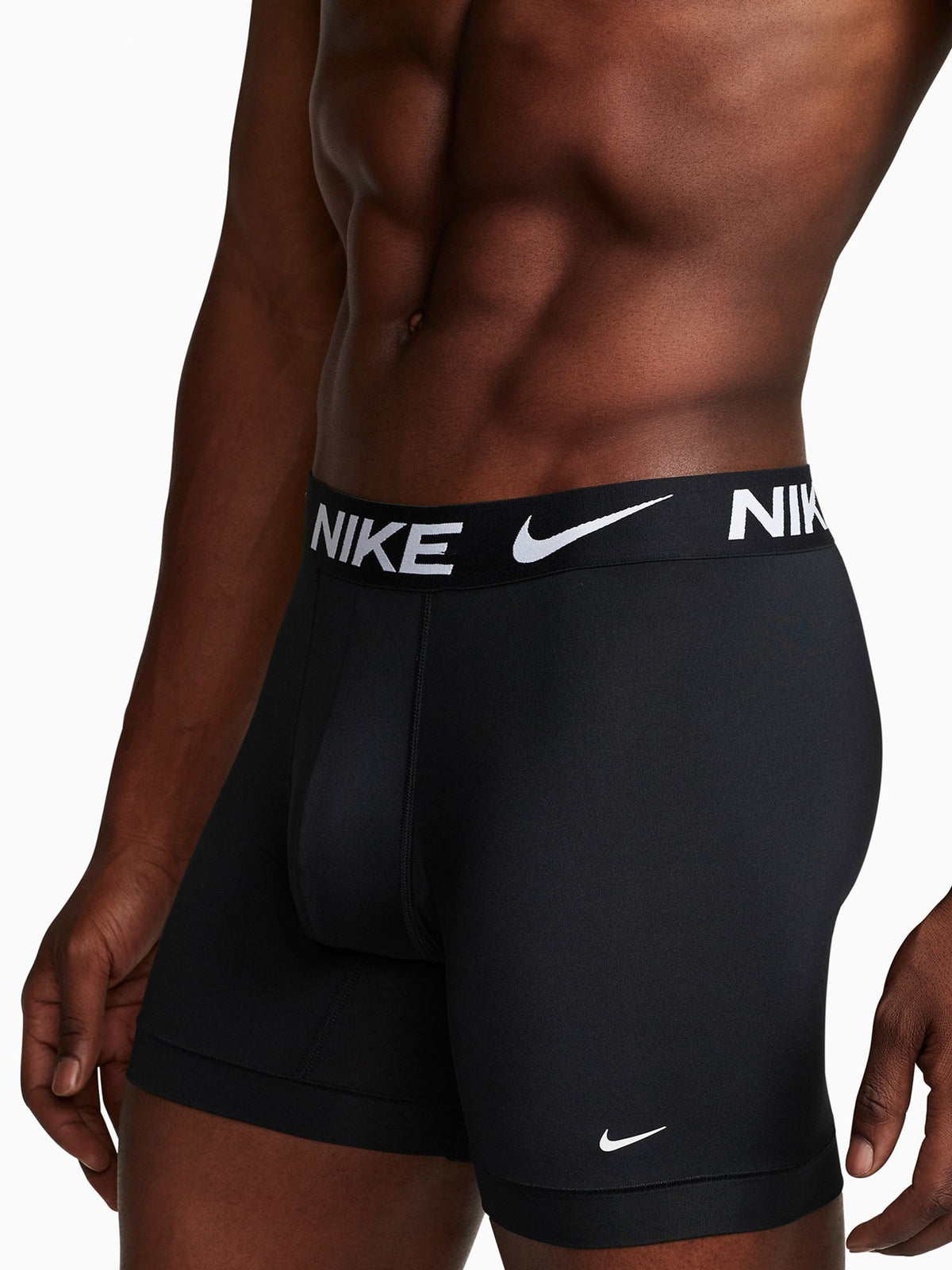 Dsiney Kidz - Nike DRI-Fit Essential Micro Black Boxer Briefs 3 Pack image 2