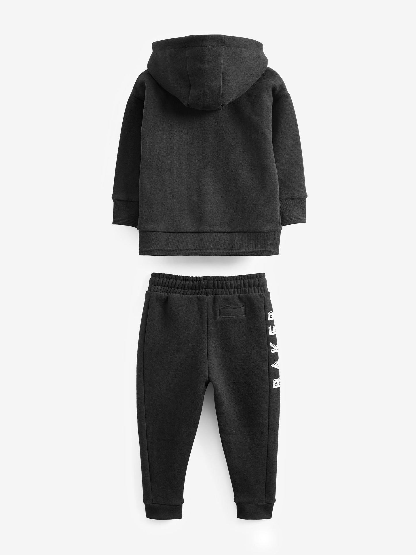 Dsiney Kidz - Baker by Ted Baker Black Baker by Ted Baker Zip Through Hoodie and Jogger Set image 8