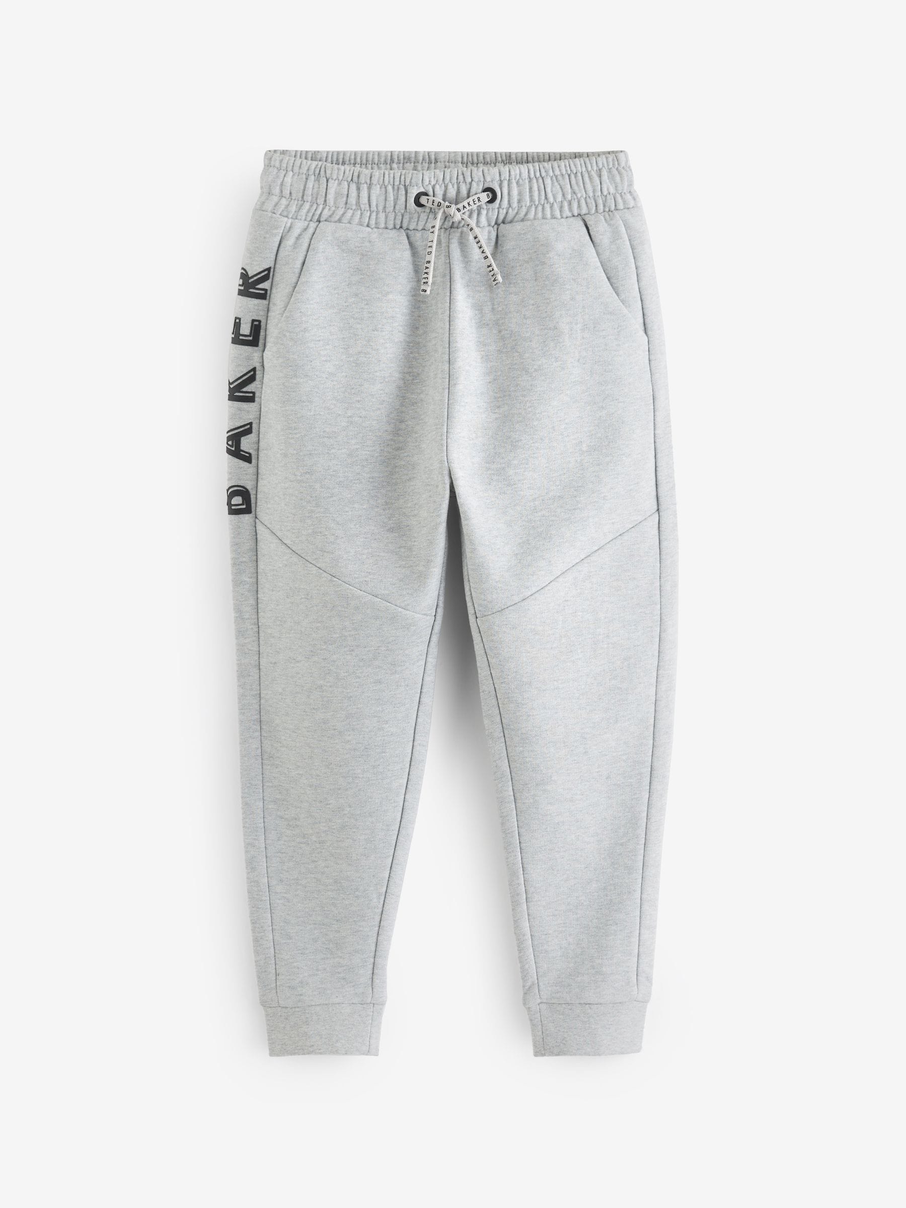 Dsiney Kidz - Baker by Ted Baker Grey Baker by Ted Baker Zip Through Hoodie and Jogger Set image 10