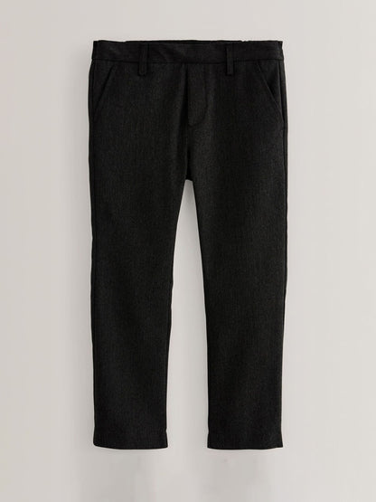 Dsiney Kidz - Black Skinny School Formal Stretch Pull On Waist Trousers (3-17yrs) image 1